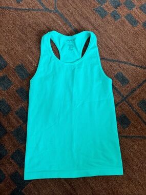 Ribbed Racerback Tank Top - Teal